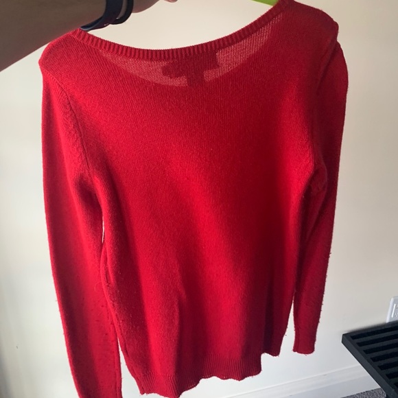 Vineyard Vines Red Wool Blend Crewneck - Picture 5 of 5